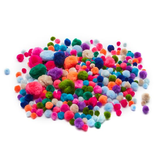 12 Packs: 300 ct. (3,600 total) Fashion Mix Pom Poms by Creatology™